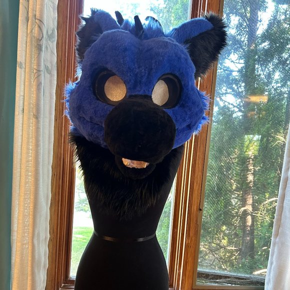 blue fox furries mask - Picture 1 of 5